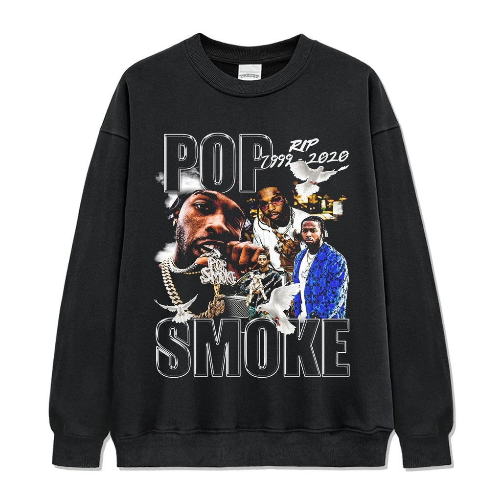 Pop Smoke Sweatshirt Style001 T-Shirts, Hoodie | CoreVibeTees.com (Image 1)