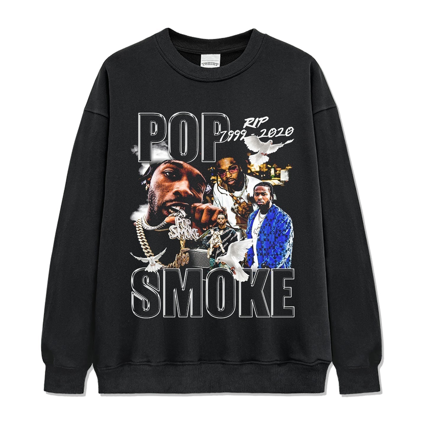 Pop Smoke Sweatshirt Style001 T-Shirts, Hoodie | CoreVibeTees.com (Image 1)