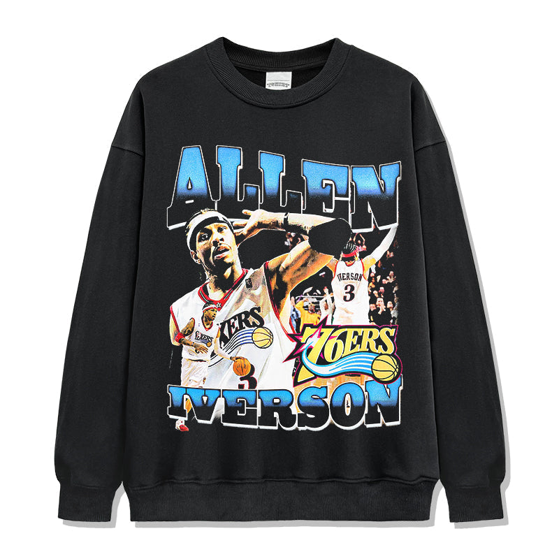 Allen Iverson Sweatshirt NBA T-Shirts, Hoodie | CoreVibeTees.com (Image 1)