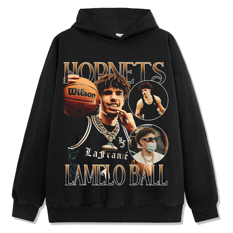 LaMelo Ball HOODIE NBA Style001 T-Shirts, Sweatshirt | CoreVibeTees.com (Image 1)