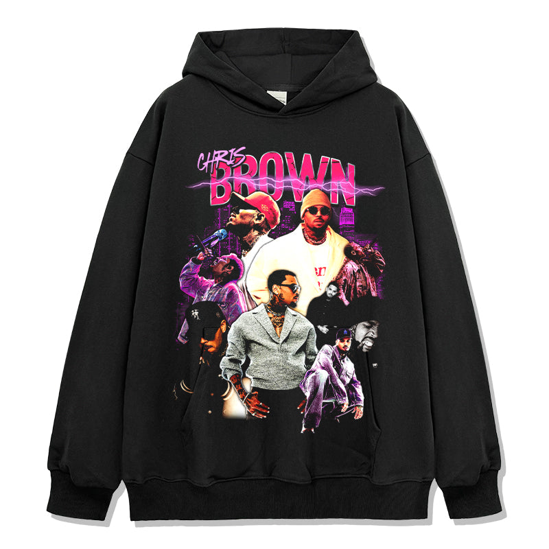 Chris Brown Hoodie Style005 T-Shirts, Sweatshirt | CoreVibeTees.com (Image 1)