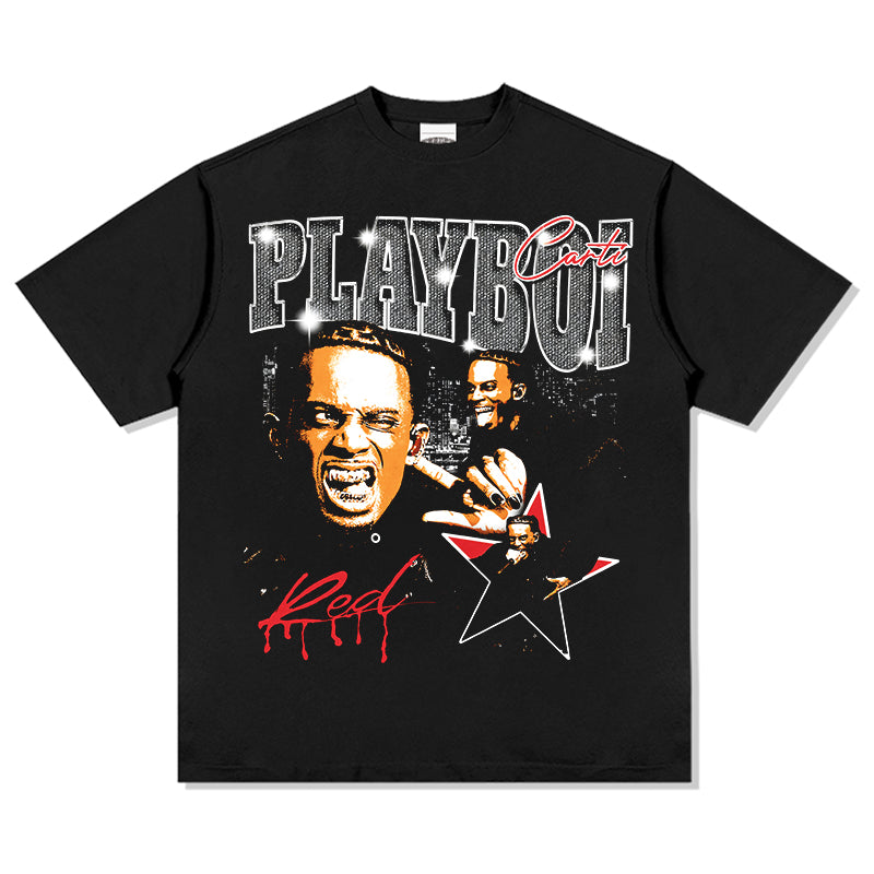 Red by Playboi TEE Hoodie, Sweatshirt | CoreVibeTees.com (Image 1)