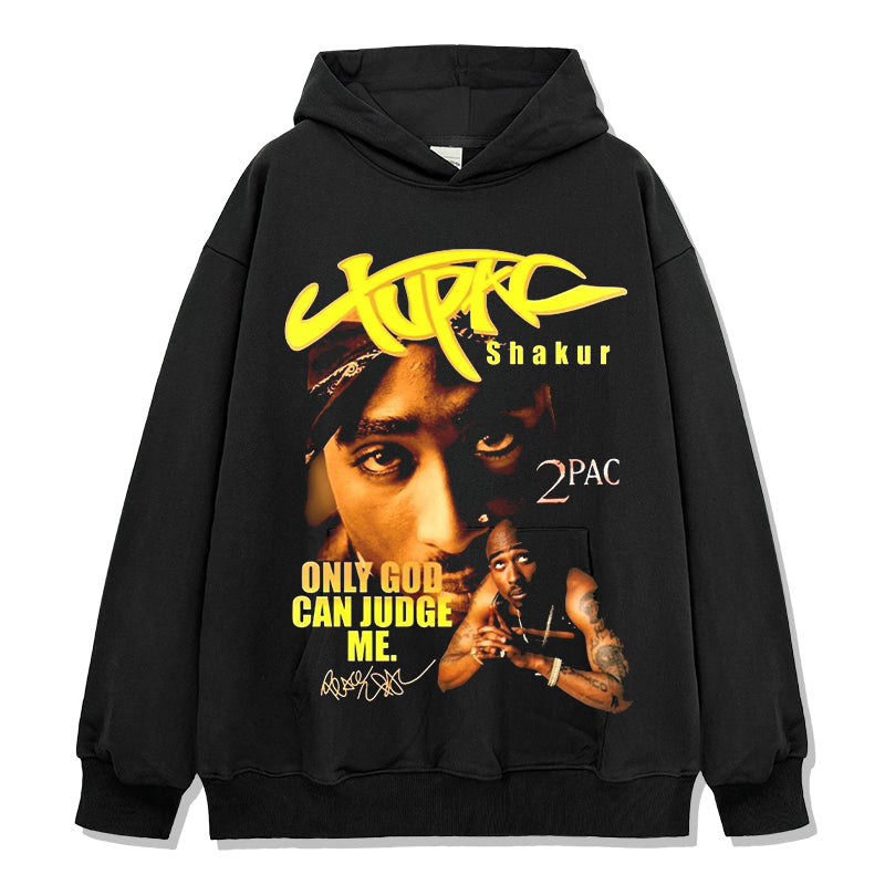 Only God Can Judge Me  By Tupac Shakur Signature Hoodie T-Shirts, Sweatshirt | CoreVibeTees.com (Image 1)
