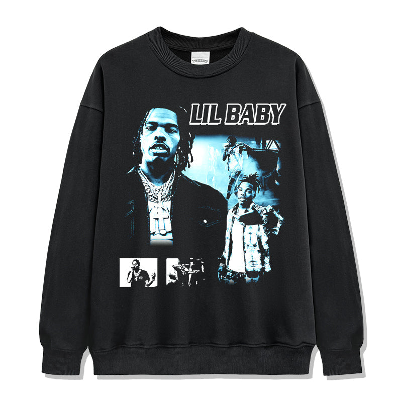 Lil Baby Sweatshirt Style003 T-Shirts, Hoodie | CoreVibeTees.com (Image 1)