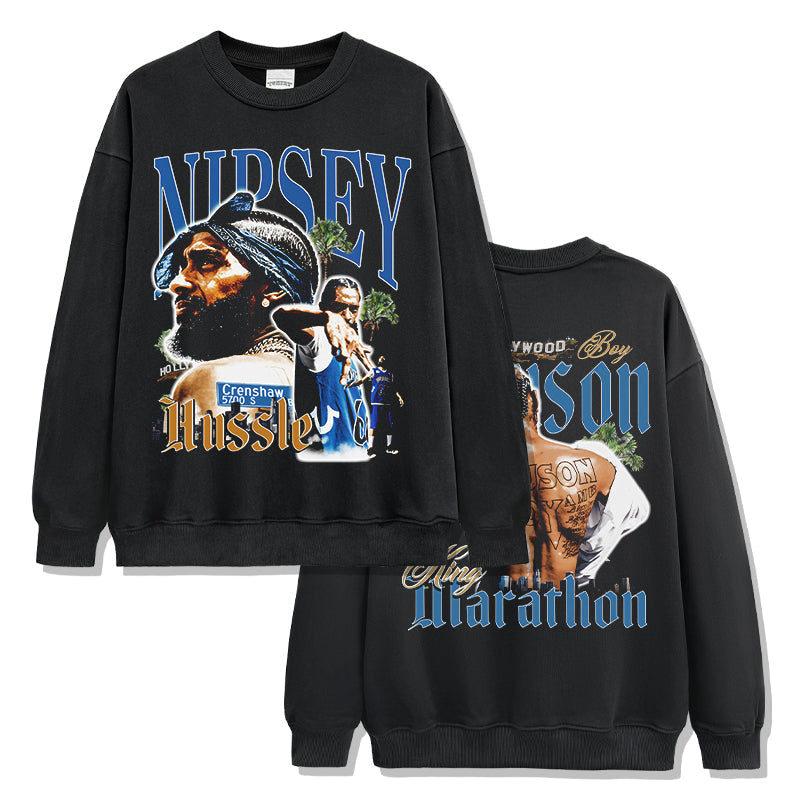 Slauson Boy By Nipsey Hussle Sweatshirt T-Shirts, Hoodie | CoreVibeTees.com (Image 1)