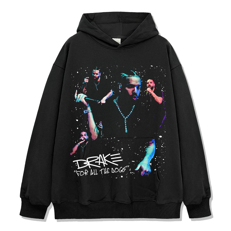 For All the Dogs By Drake HOODIE Style001 T-Shirts, Sweatshirt | CoreVibeTees.com (Image 1)