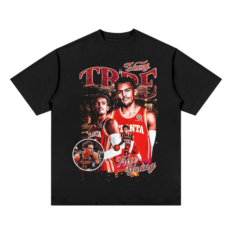Trae Young TEE NBA Style001 Hoodie, Sweatshirt | CoreVibeTees.com (Image 1)