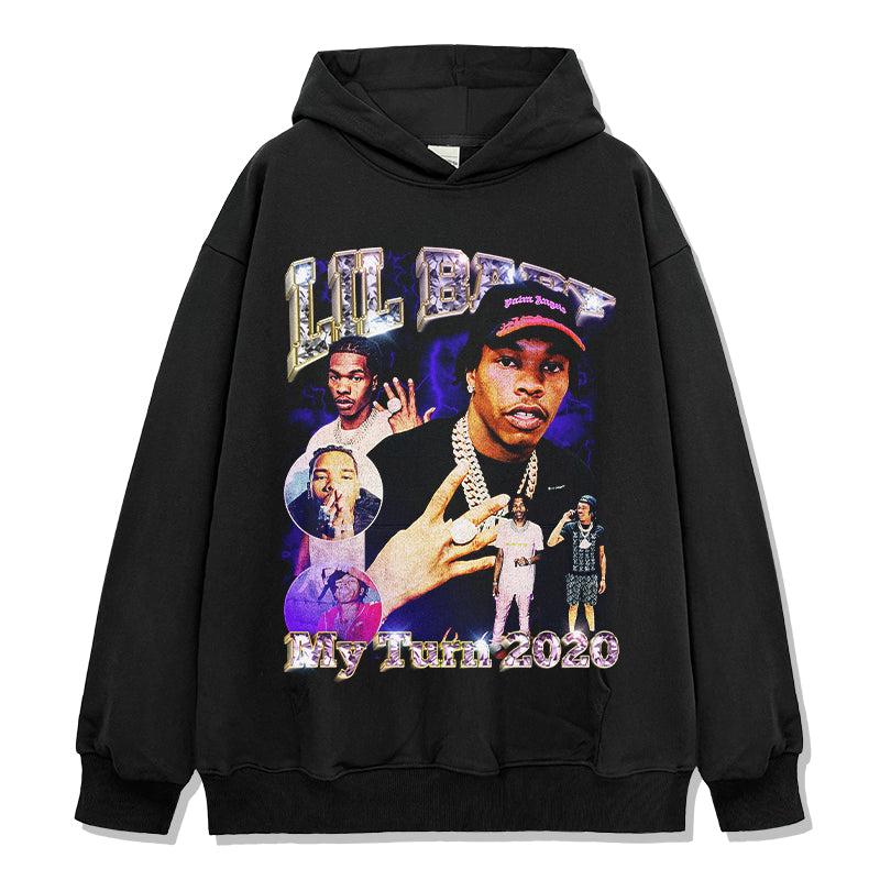 My Turn 2020 By Lil Baby Hoodie T-Shirts, Sweatshirt | CoreVibeTees.com (Image 1)