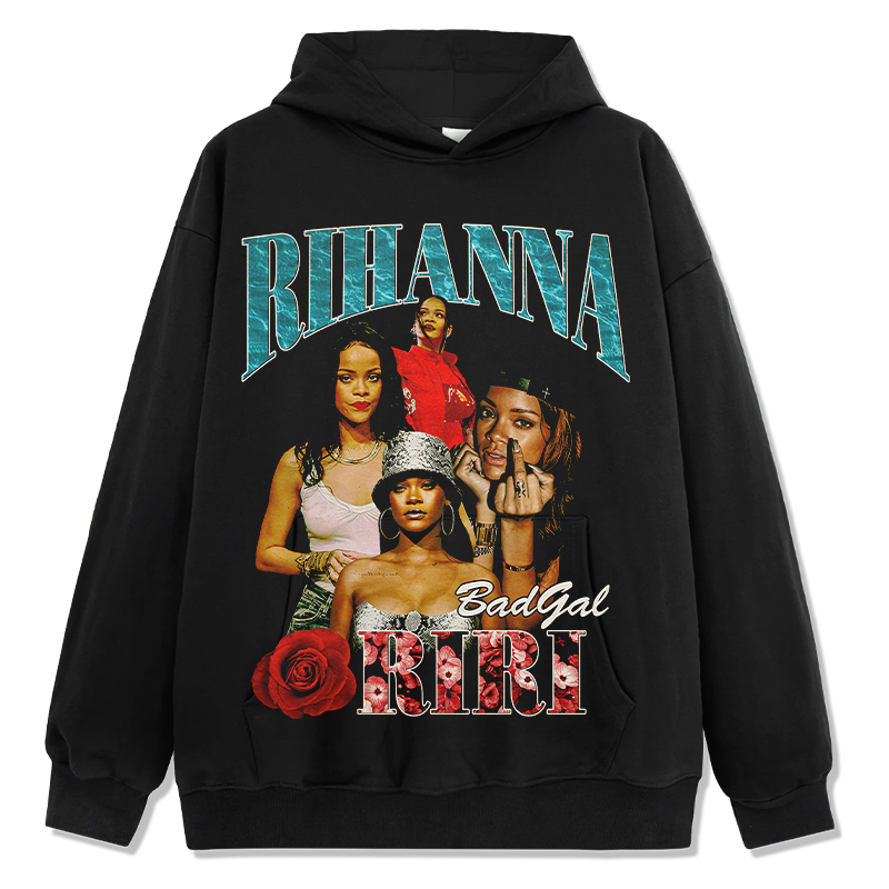 Bad Girl Riri By Rihanna  Hoodie T-Shirts, Sweatshirt | CoreVibeTees.com (Image 1)