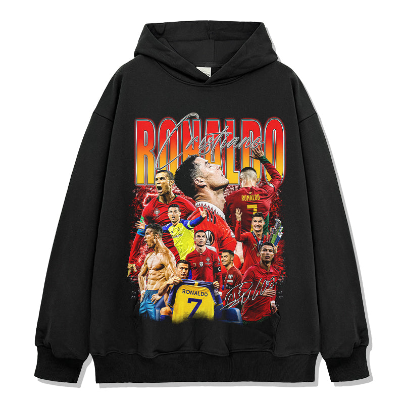 Cristiano Ronaldo "Signature" Hoodie T-Shirts, Sweatshirt | CoreVibeTees.com (Image 1)