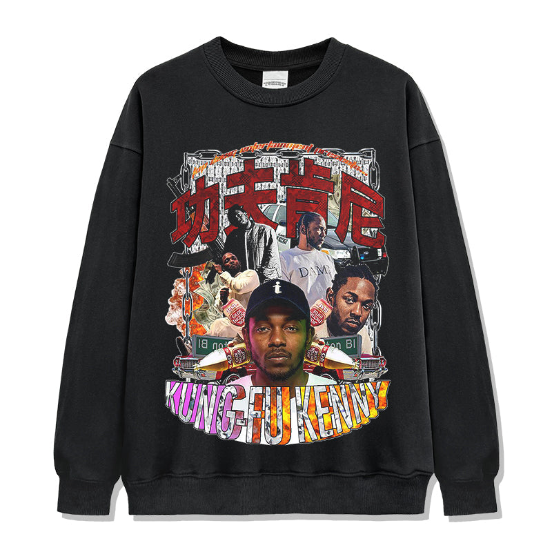 Kungfu Kenny By Kendrick Lamar Sweatshirt T-Shirts, Hoodie | CoreVibeTees.com (Image 1)
