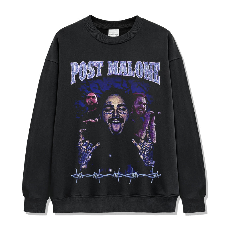 Post Malone Sweatshirt Style003 T-Shirts, Hoodie | CoreVibeTees.com (Image 1)