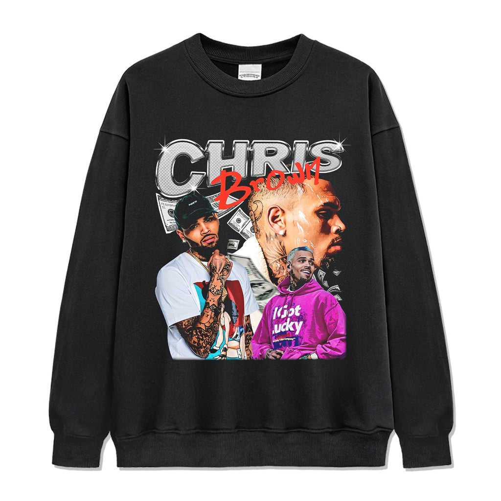 Chris Brown Sweatshirt Style002 T-Shirts, Hoodie | CoreVibeTees.com (Image 1)