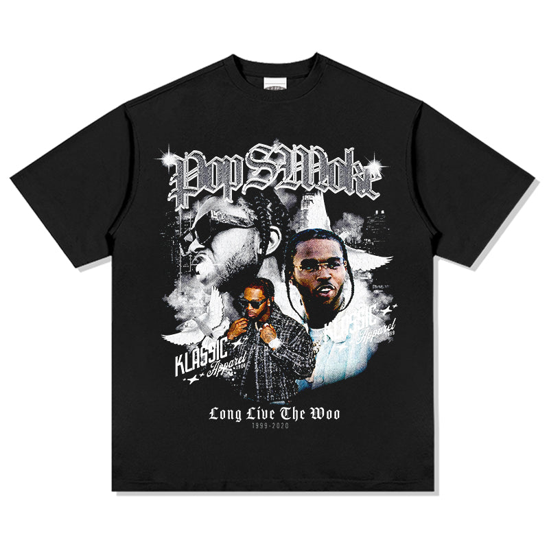long live the woo By Pop Smoke TEE Hoodie, Sweatshirt | CoreVibeTees.com (Image 1)