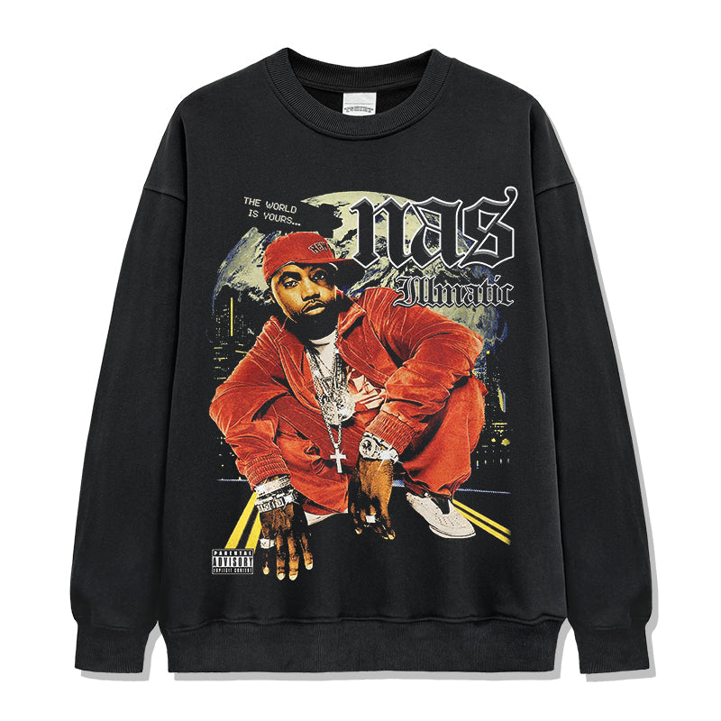 Stillmatic By Nas Sweatshirt T-Shirts, Hoodie | CoreVibeTees.com (Image 1)