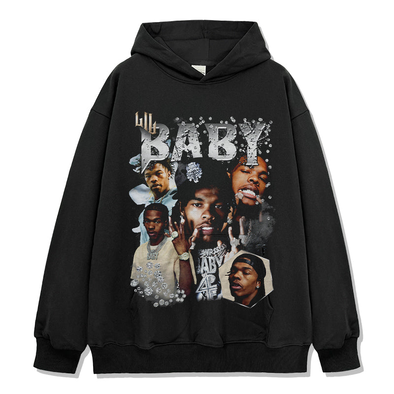 Lil Baby Hoodie Style003 T-Shirts, Sweatshirt | CoreVibeTees.com (Image 1)