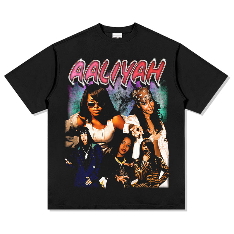 Aaliyah Tee Hoodie, Sweatshirt | CoreVibeTees.com (Image 1)