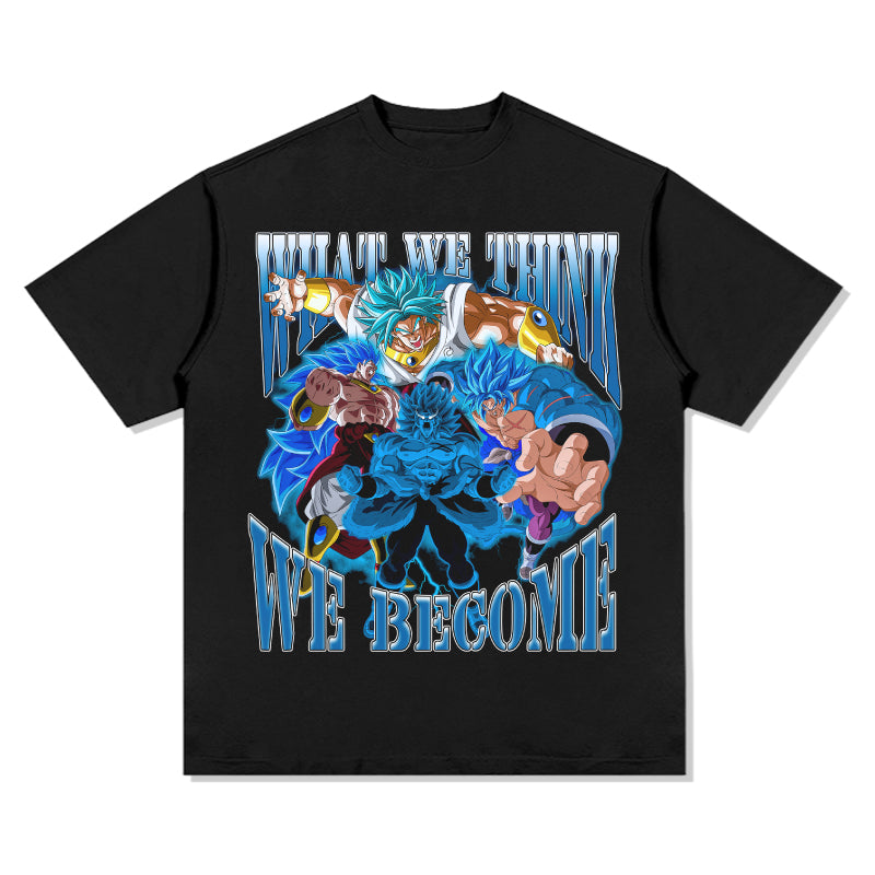 What We Think We Become "Anime" TEE Hoodie, Sweatshirt | CoreVibeTees.com (Image 1)