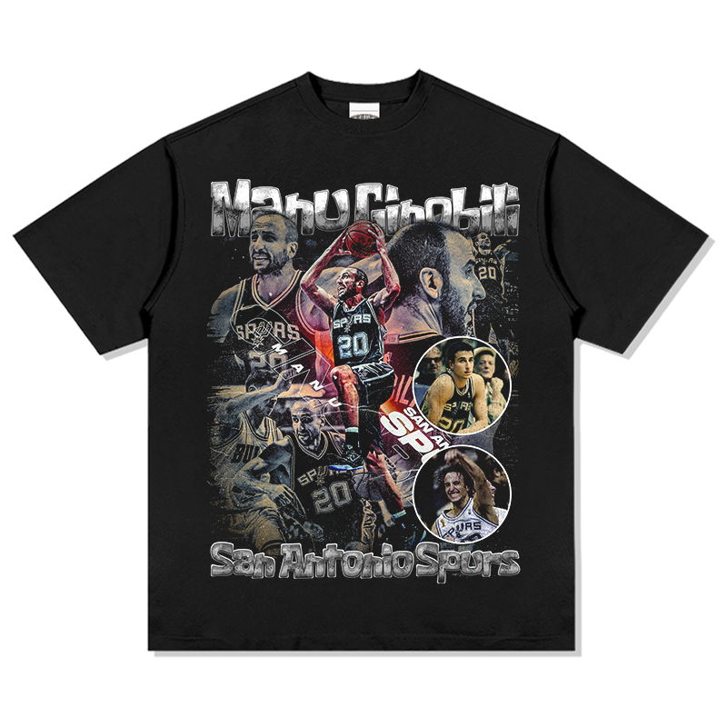 Manu Ginobili TEE NBA Hoodie, Sweatshirt | CoreVibeTees.com (Image 1)