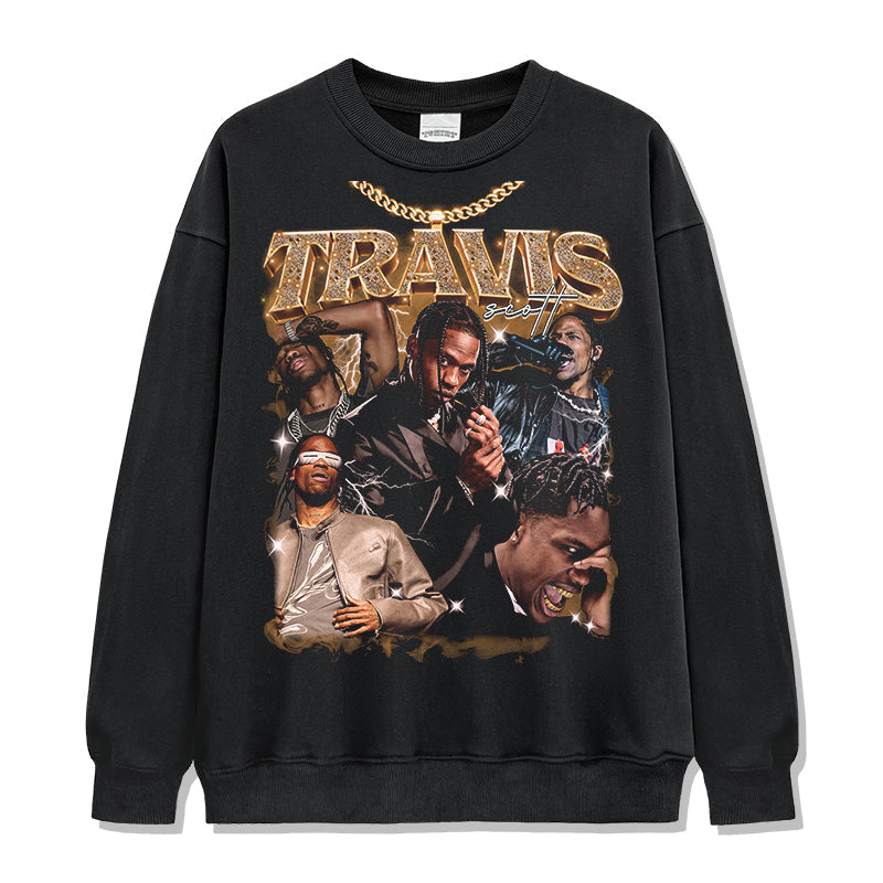 TRAVIS SCOTT Sweatshirt Style001 T-Shirts, Hoodie | CoreVibeTees.com (Image 1)
