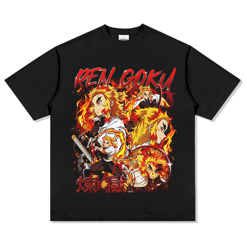 KyÅjurÅ Rengoku "Anime" TEE Hoodie, Sweatshirt | CoreVibeTees.com (Image 1)