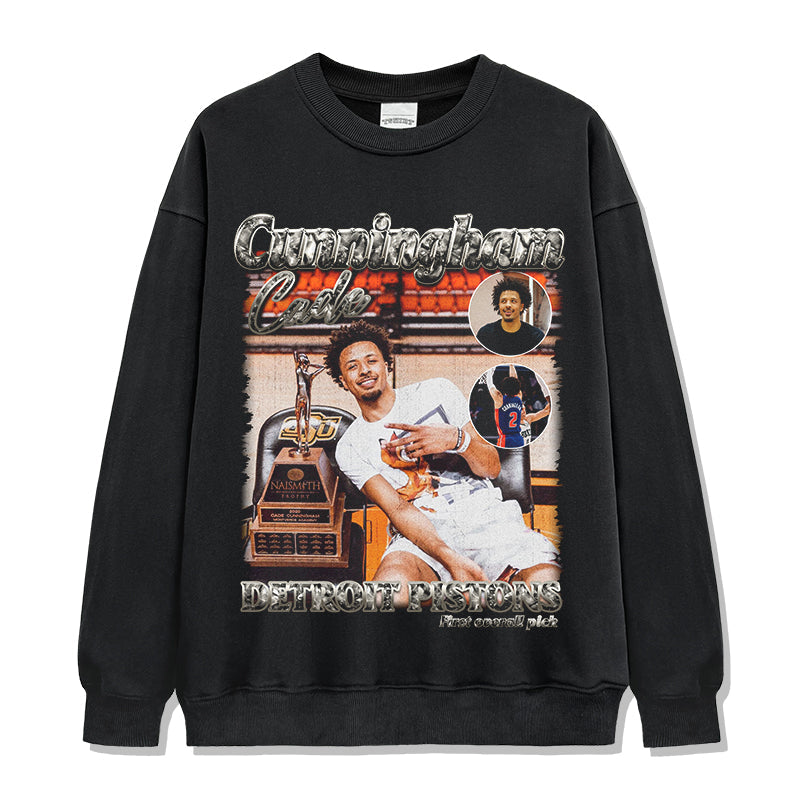 Cade Cunningham Sweatshirt NBA Style001 T-Shirts, Hoodie | CoreVibeTees.com (Image 1)