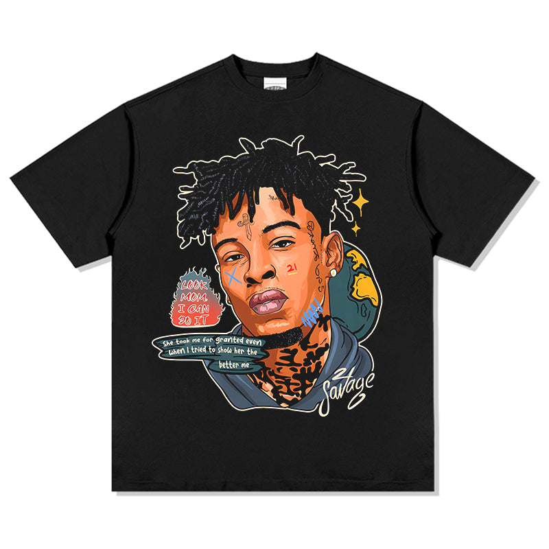 21 Savage By Comics 47 TEE Hoodie, Sweatshirt | CoreVibeTees.com (Image 1)