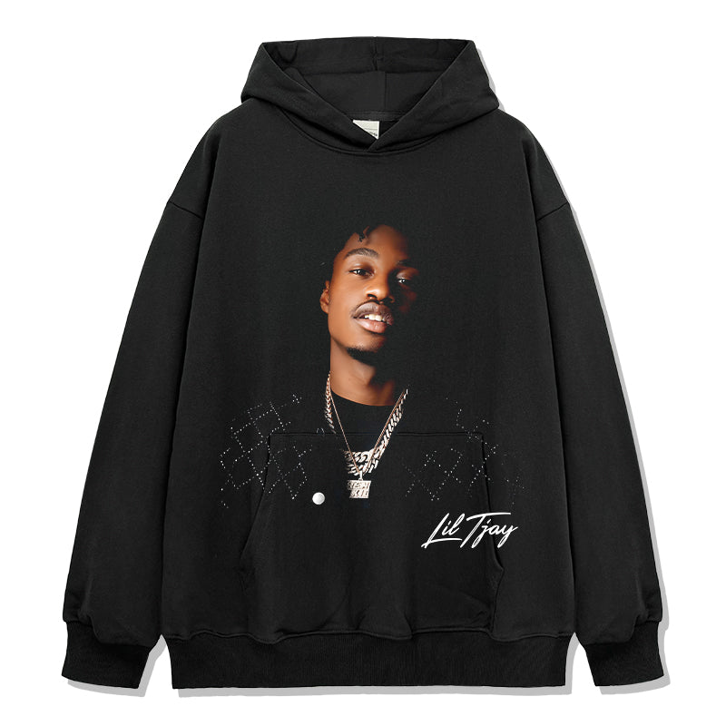 Lil Tjay Signature Hoodie T-Shirts, Sweatshirt | CoreVibeTees.com (Image 1)