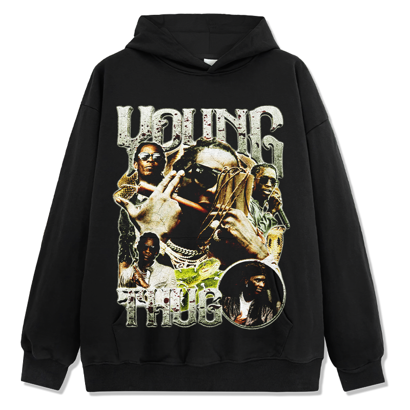 Young Thug Hoodie Style003 T-Shirts, Sweatshirt | CoreVibeTees.com (Image 1)