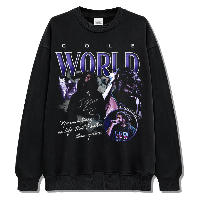 Cole World By J Cole Sweatshirt T-Shirts, Hoodie | CoreVibeTees.com (Image 1)
