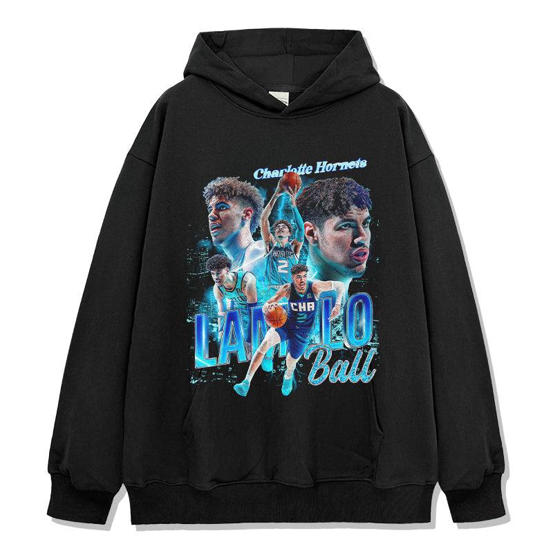 LaMelo Ball HOODIE NBA Style002 T-Shirts, Sweatshirt | CoreVibeTees.com (Image 1)