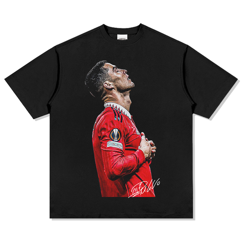 Cristiano Ronaldo "Signature"TEE Hoodie, Sweatshirt | CoreVibeTees.com (Image 1)