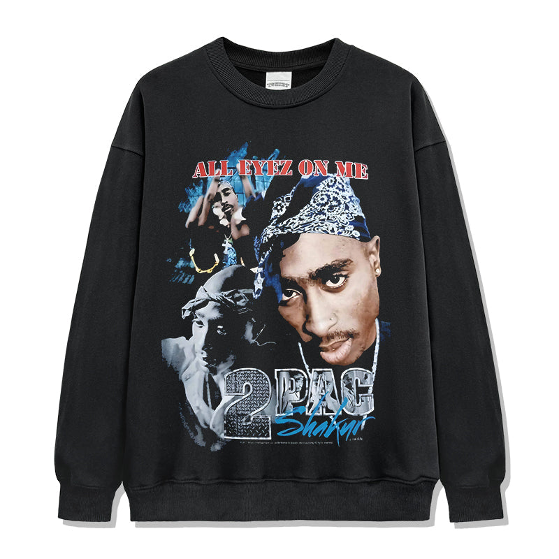 All Eyez On Me By Tupac Shakur Sweatshirt T-Shirts, Hoodie | CoreVibeTees.com (Image 1)