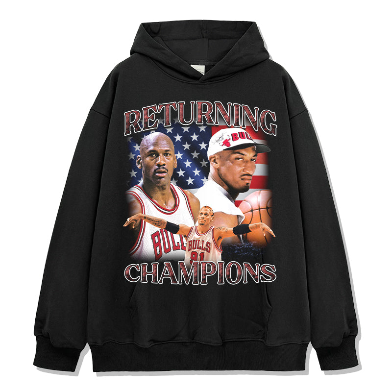 Scottie Pippen HOODIE NBA T-Shirts, Sweatshirt | CoreVibeTees.com (Image 1)