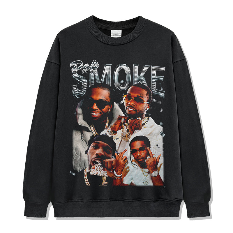 Pop Smoke Sweatshirt Style002 T-Shirts, Hoodie | CoreVibeTees.com (Image 1)