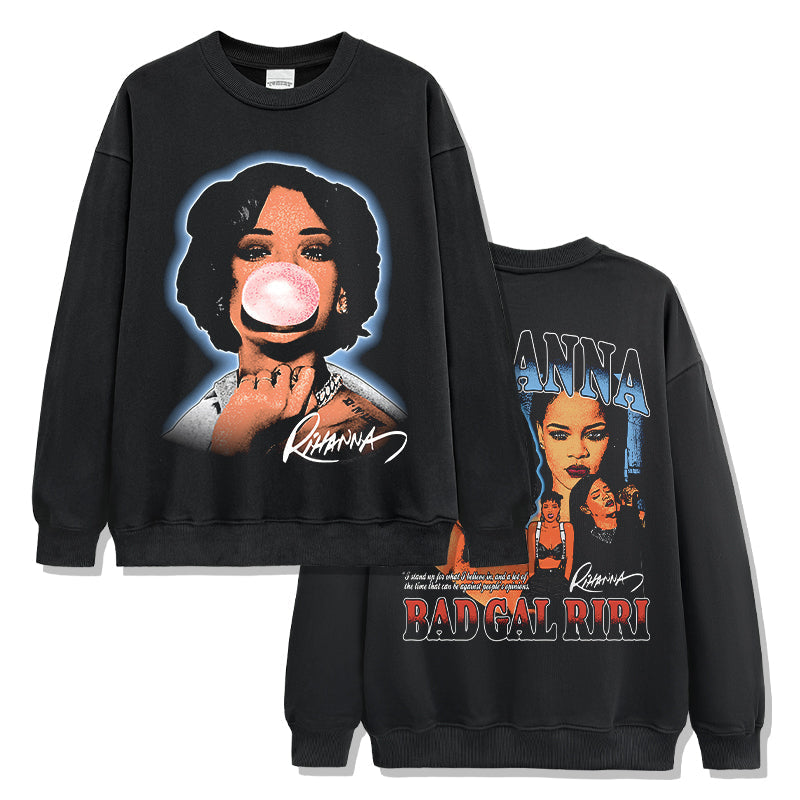 Bad Gal Riri by Rihanna signature Sweatshirt T-Shirts, Hoodie | CoreVibeTees.com (Image 1)