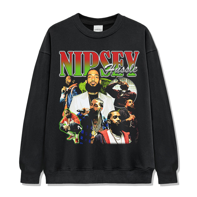 Nipsey Hussle Sweatshirt Style001 T-Shirts, Hoodie | CoreVibeTees.com (Image 1)