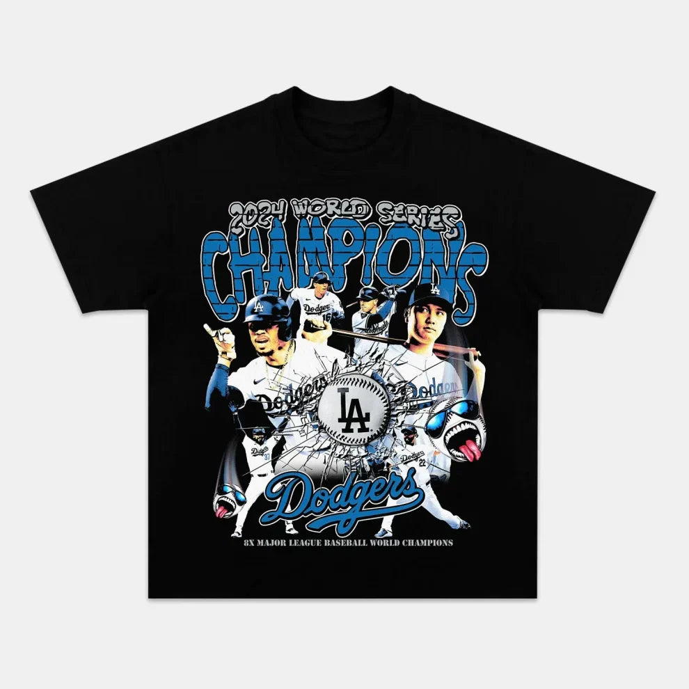 World Champions Dodgers TEE Hoodie, Sweatshirt | CoreVibeTees.com (Image 1)