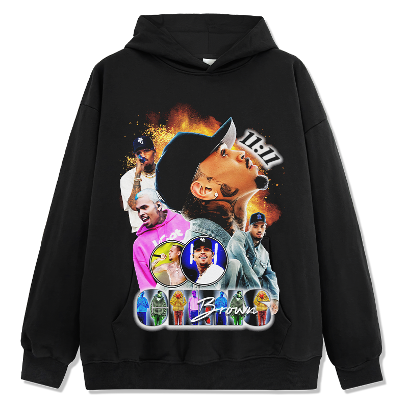 Chris Brown Hoodie Style003 T-Shirts, Sweatshirt | CoreVibeTees.com (Image 1)