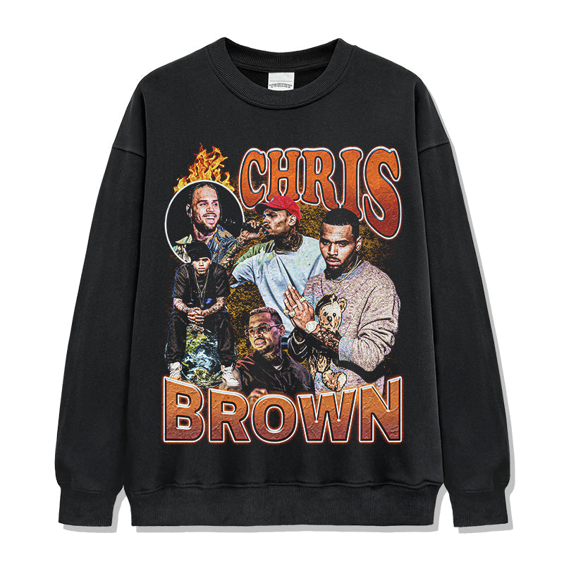 Chris Brown Sweatshirt Style004 T-Shirts, Hoodie | CoreVibeTees.com (Image 1)