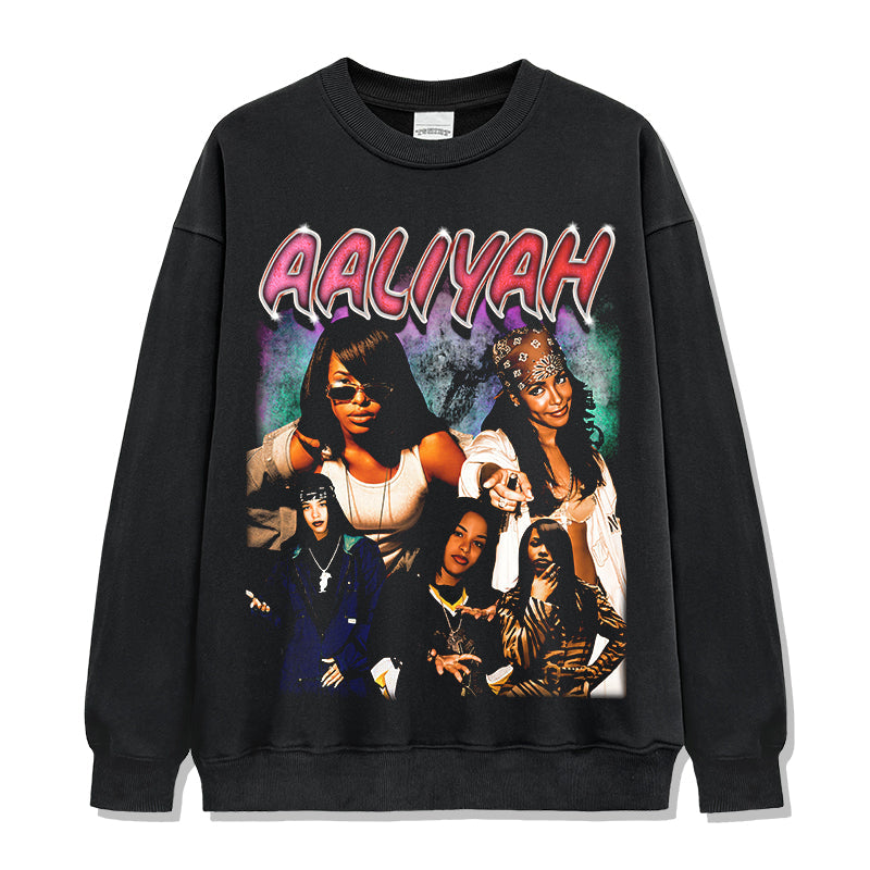 Aaliyah Sweatshirt T-Shirts, Hoodie | CoreVibeTees.com (Image 1)