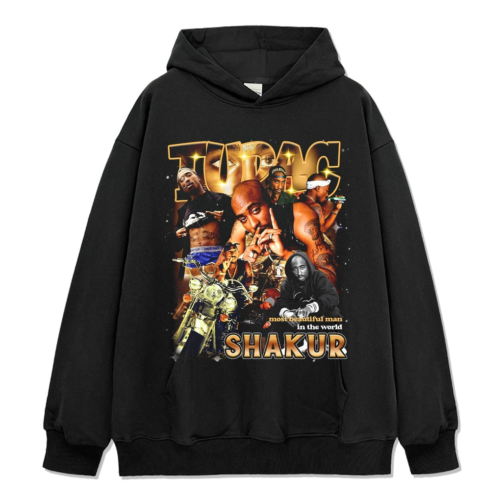 Tupac Shakur Hoodie Style002 T-Shirts, Sweatshirt | CoreVibeTees.com (Image 1)