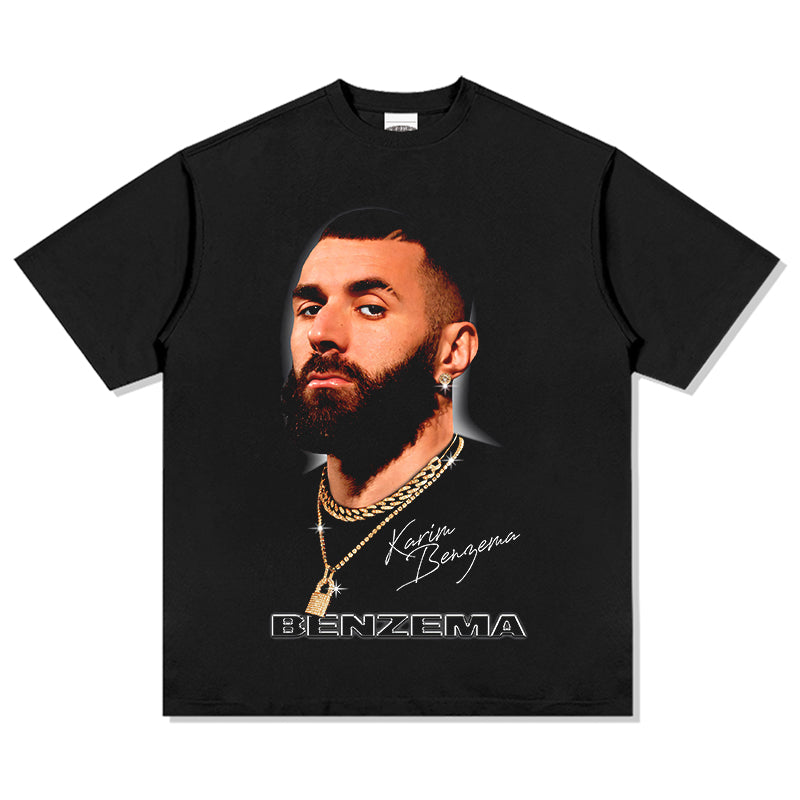 karim Benzema â€œSignatureâ€ Tee Style001 Hoodie, Sweatshirt | CoreVibeTees.com (Image 1)