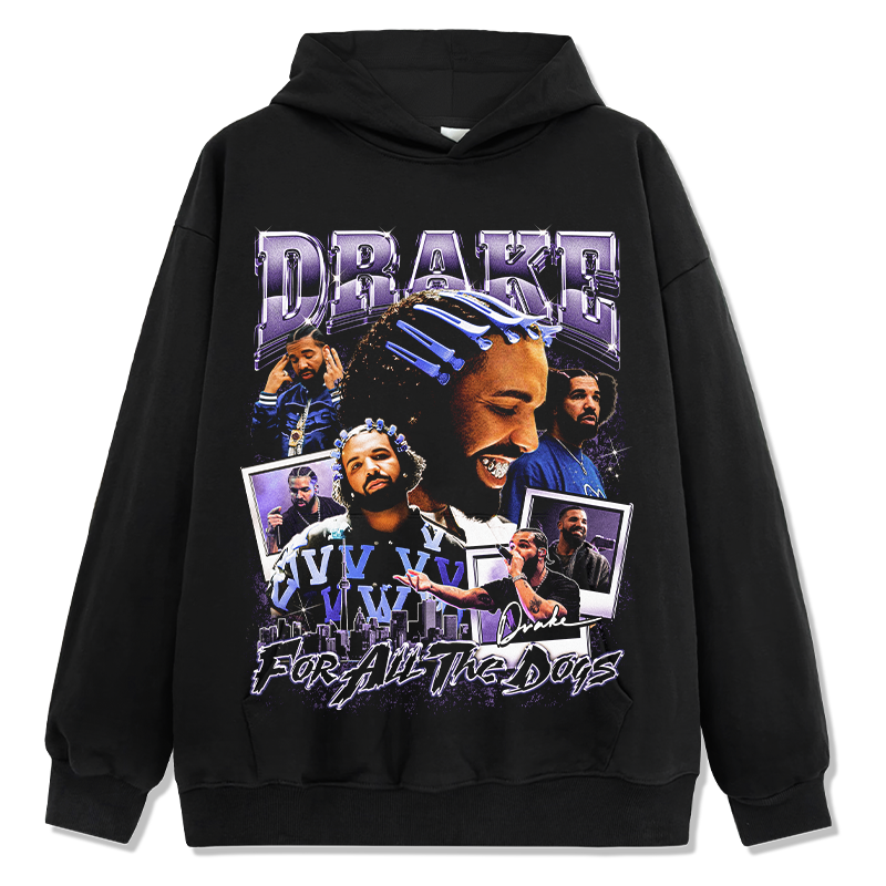 For All The Dogs By Drake Signature HOODIE T-Shirts, Sweatshirt | CoreVibeTees.com (Image 1)