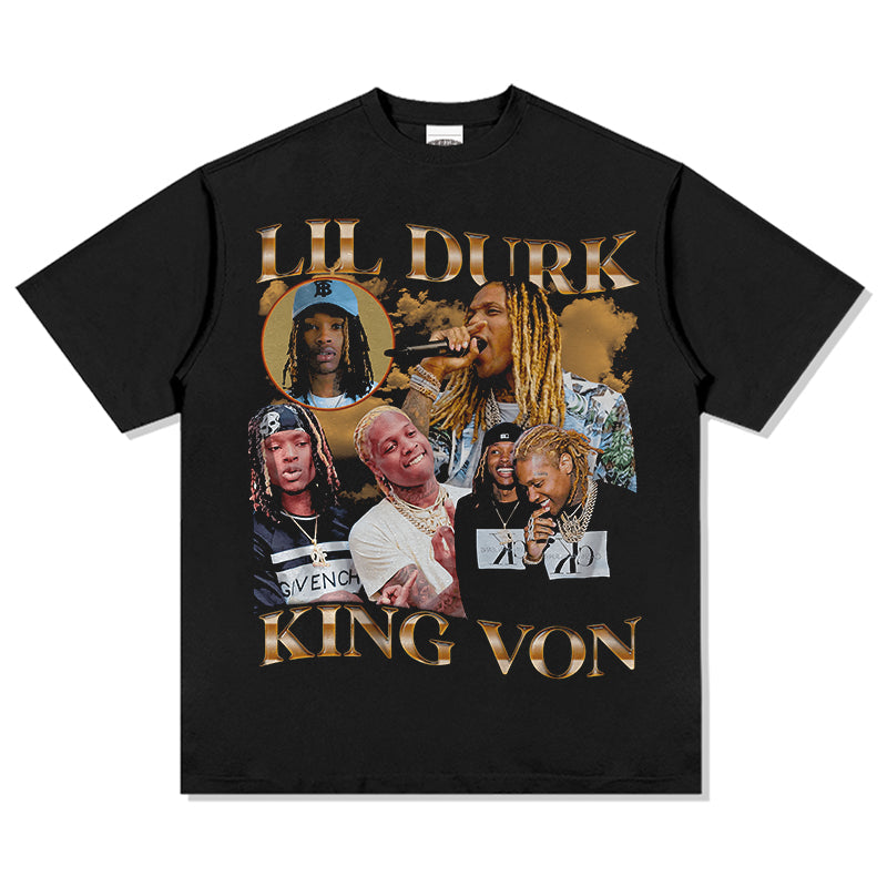 Lil Durk King Von TEE Hoodie, Sweatshirt | CoreVibeTees.com (Image 1)