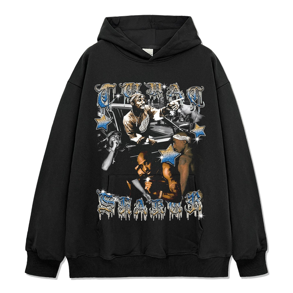 Tupac Shakur Hoodie Style004 T-Shirts, Sweatshirt | CoreVibeTees.com (Image 1)