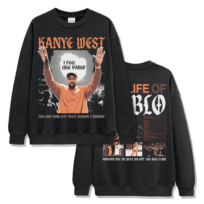 Rapper Kanye West Sweatshirt T-Shirts, Hoodie | CoreVibeTees.com (Image 1)