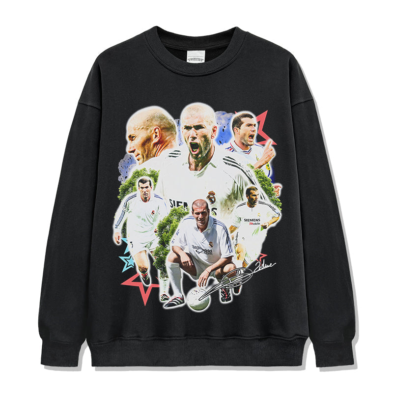 Zinedine Zidane "Signature"Sweatshirt Style001 T-Shirts, Hoodie | CoreVibeTees.com (Image 1)