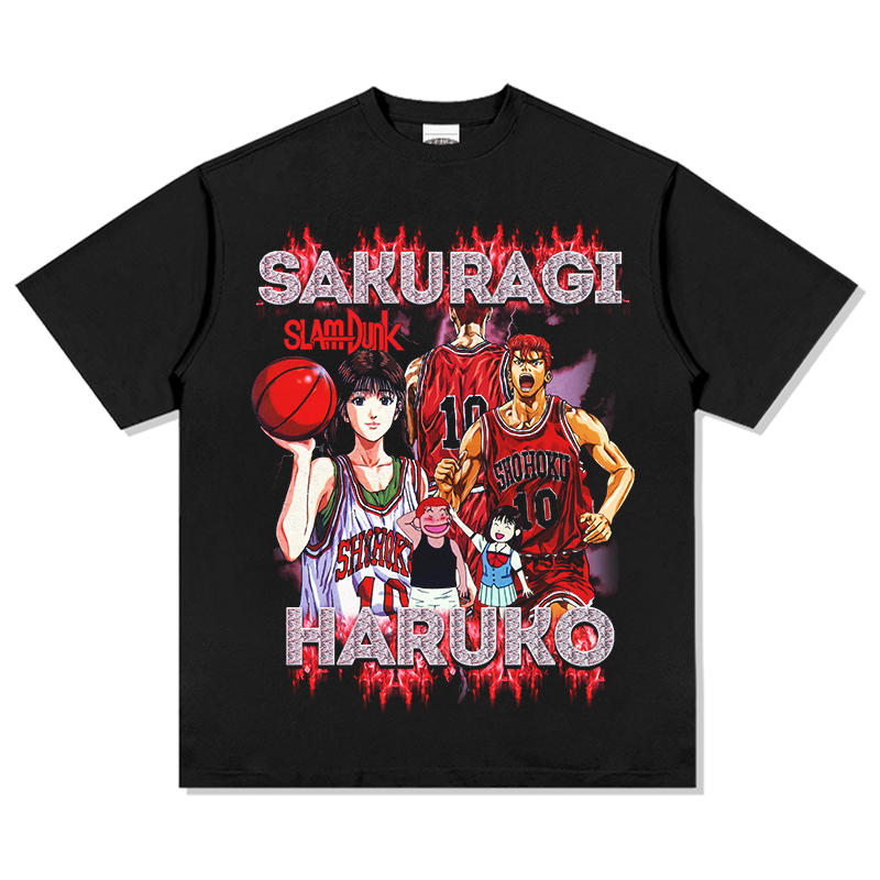 Sakuragi And Haruko "Anime" TEE Hoodie, Sweatshirt | CoreVibeTees.com (Image 1)