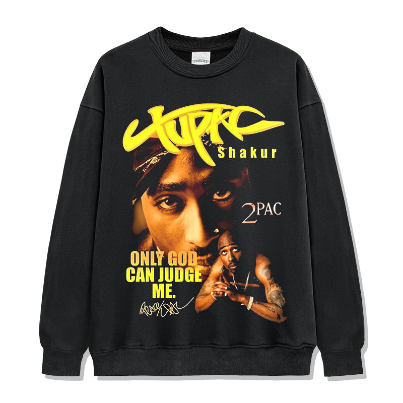 Only God Can Judge Me  By Tupac Shakur Signature Sweatshirt T-Shirts, Hoodie | CoreVibeTees.com (Image 1)